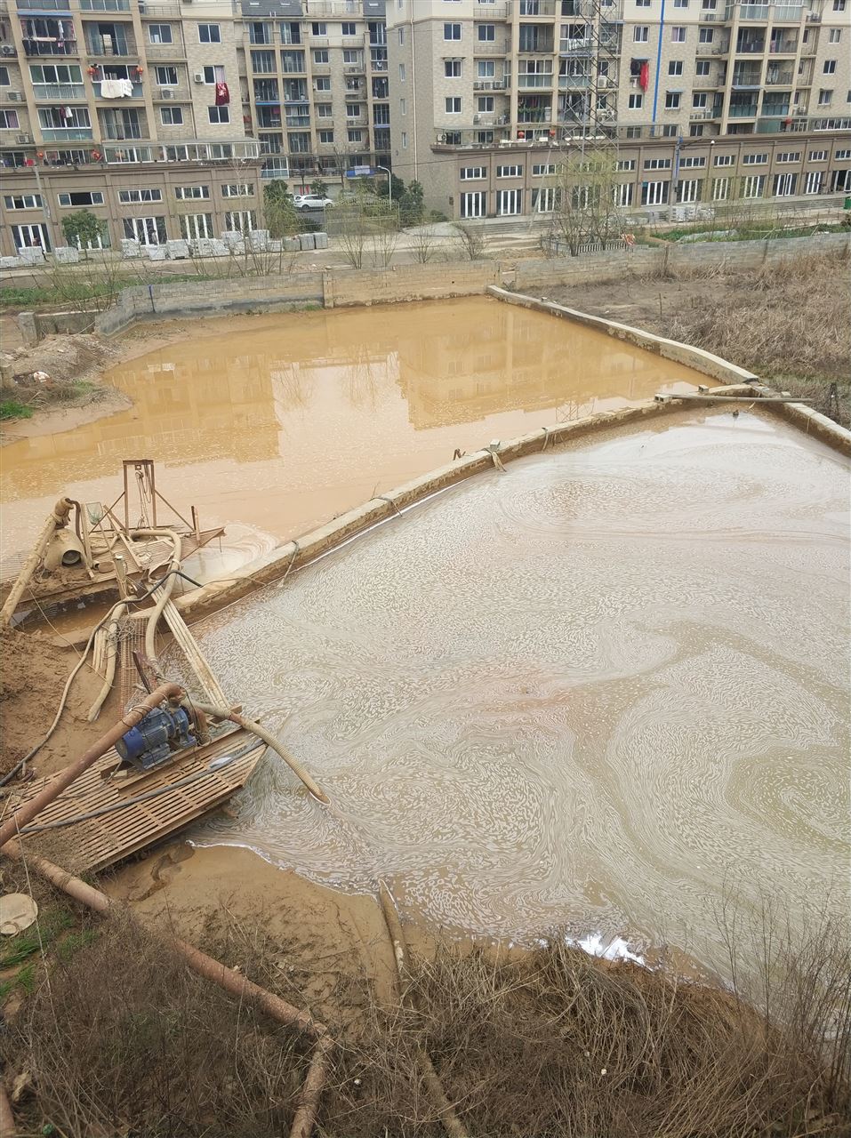 梁山沉淀池淤泥清理-厂区废水池淤泥清淤